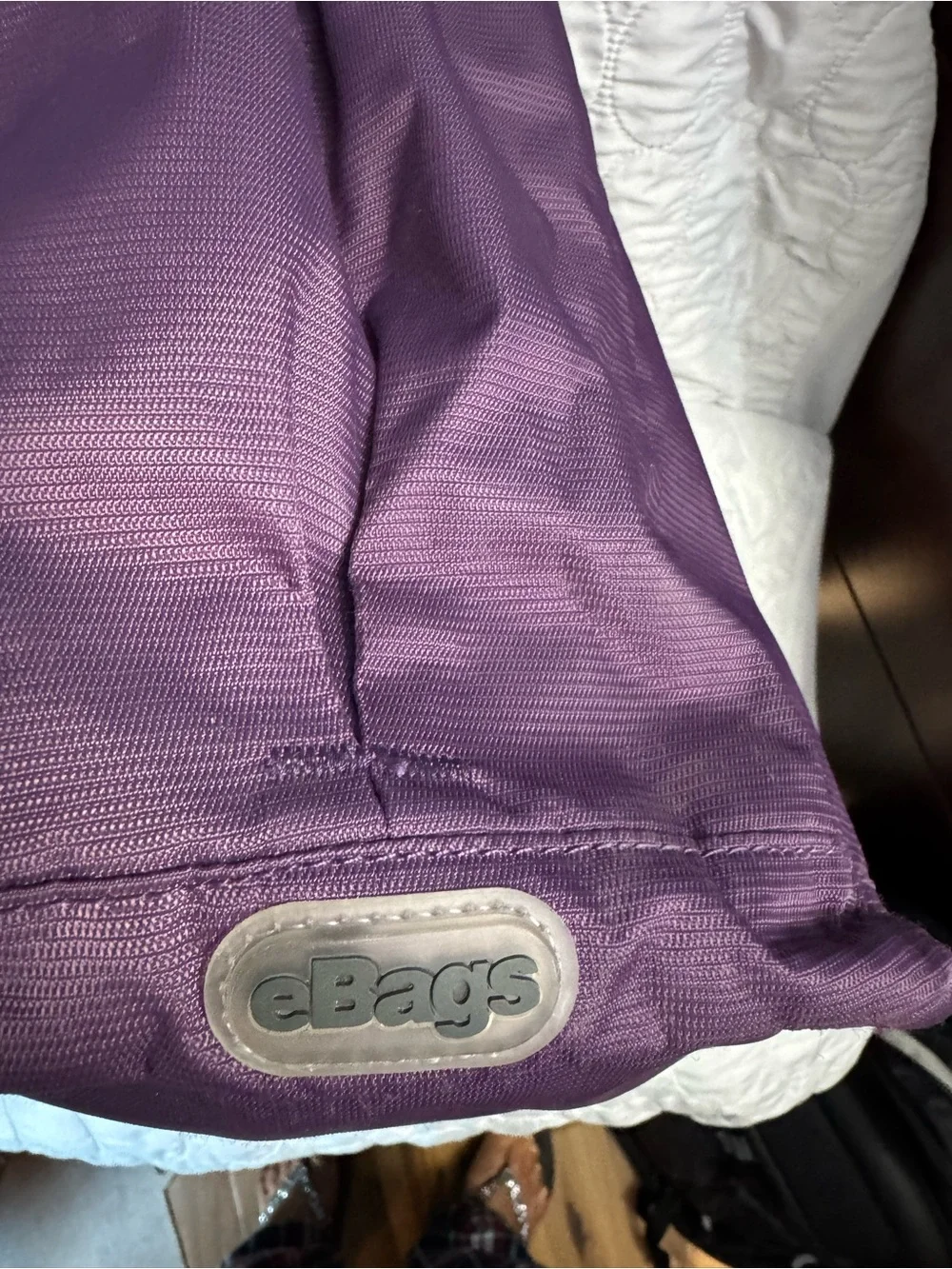eBags Purple Organizer Tote Bag Fits 14